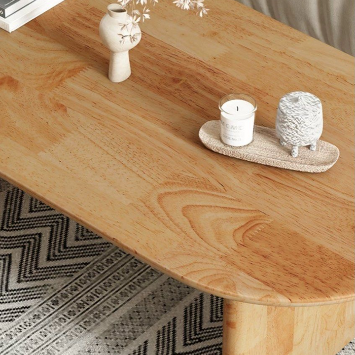 PAUL Japandi Solid Wood Coffee Table