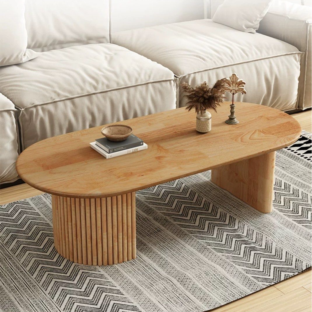 PAUL Japandi Solid Wood Coffee Table