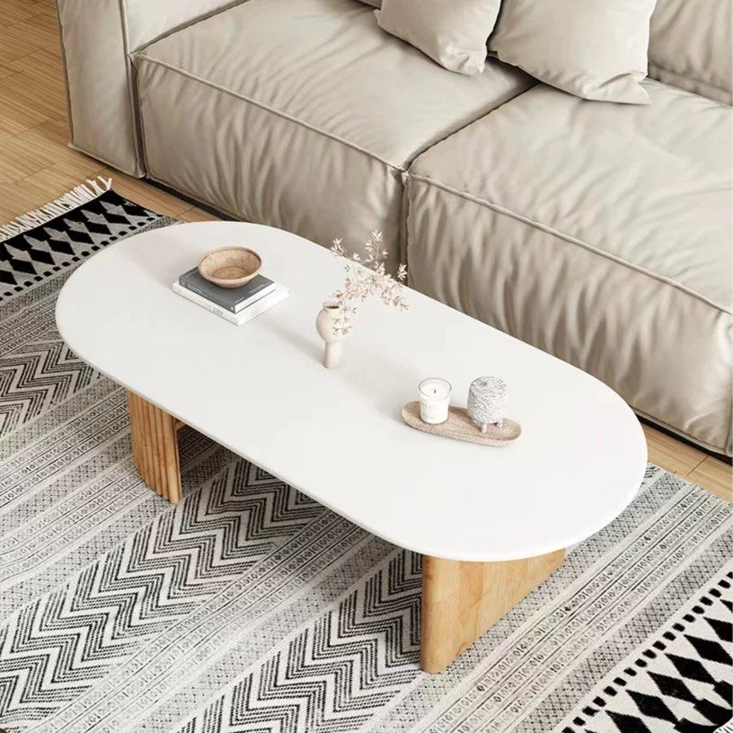 PAUL Japandi Solid Wood Coffee Table