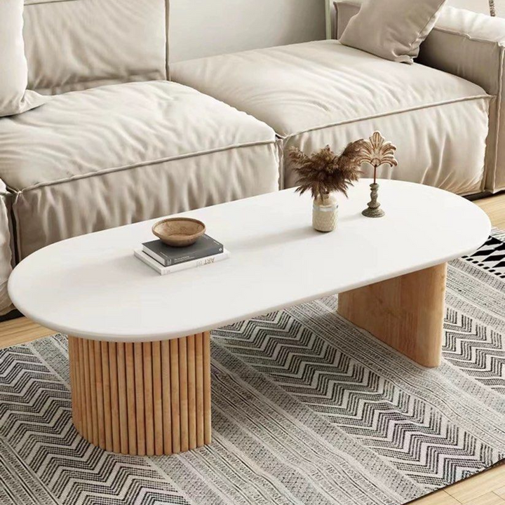 PAUL Japandi Solid Wood Coffee Table