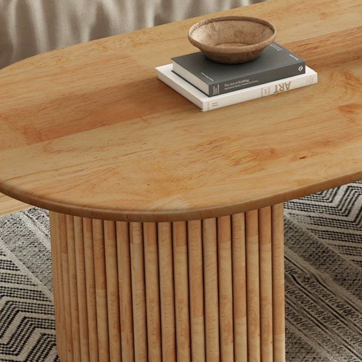 PAUL Japandi Solid Wood Coffee Table