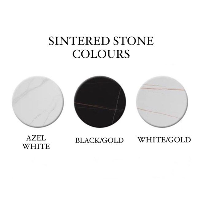 DENA Sintered Stone Oval Coffee Table