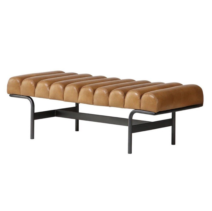 DARIUS Modern Genuine Leather Bench