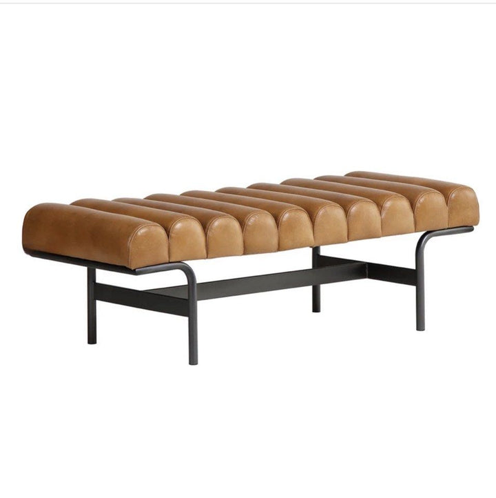 DARIUS Modern Genuine Leather Bench