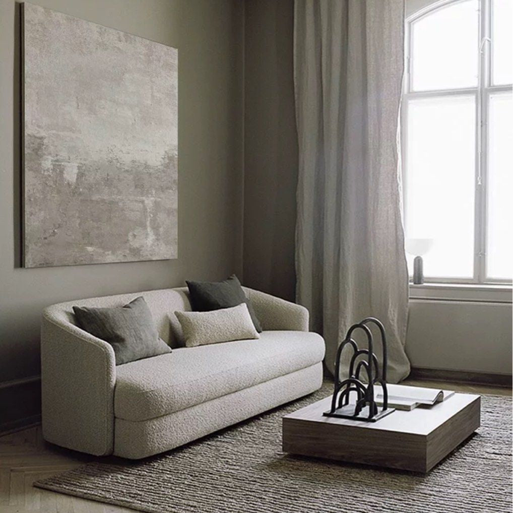 HANEK Modern Grey Abstract Wall Art