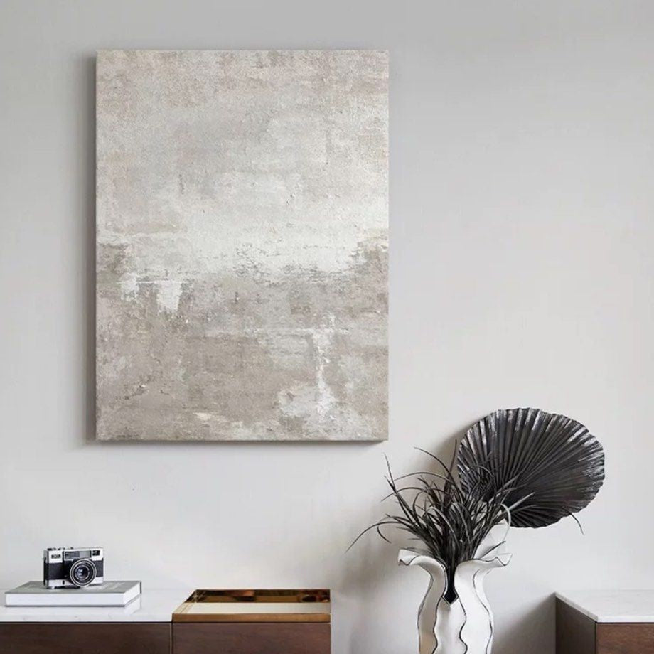 HANEK Modern Grey Abstract Wall Art