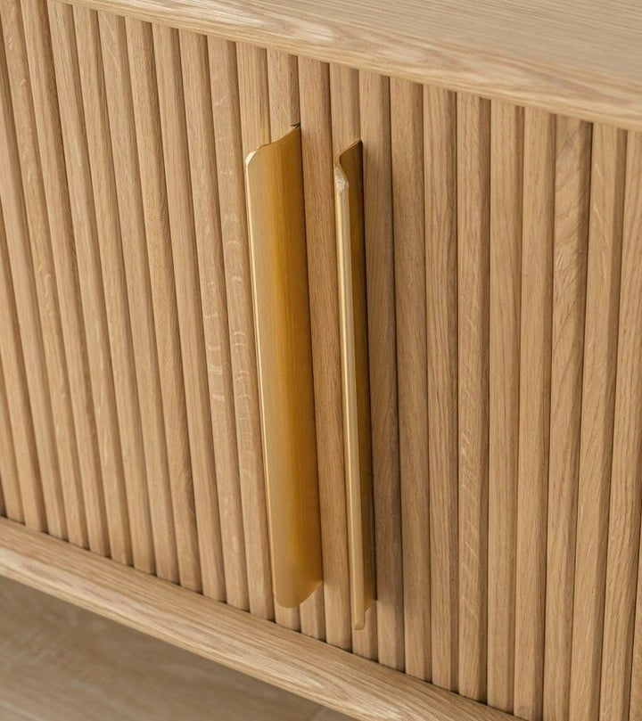 DARREK Rustic Solid Wood TV Console