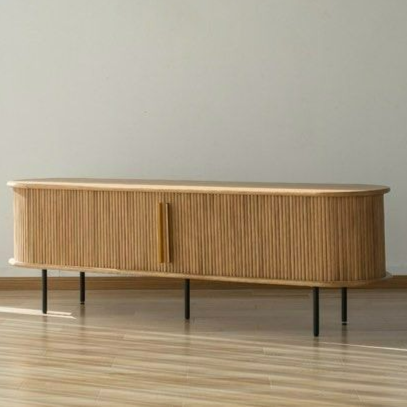 DARREK Rustic Solid Wood TV Console