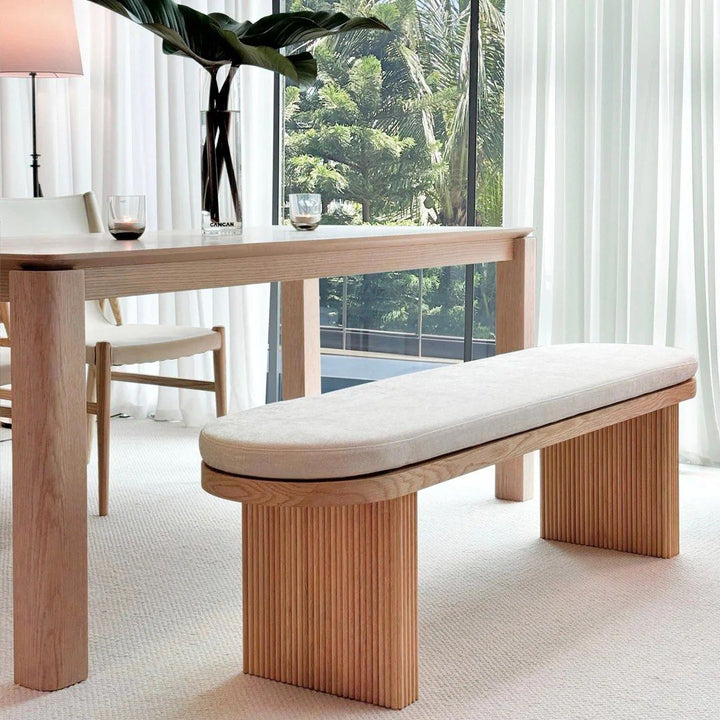 BREE Modern Solid Wood Bench