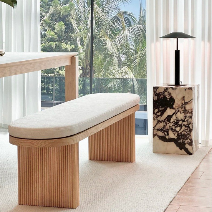 BREE Modern Solid Wood Bench