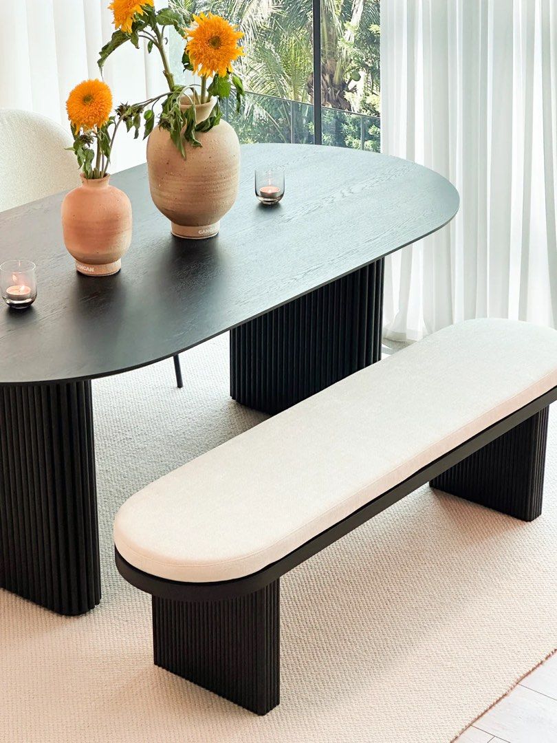 BREE Modern Solid Wood Bench