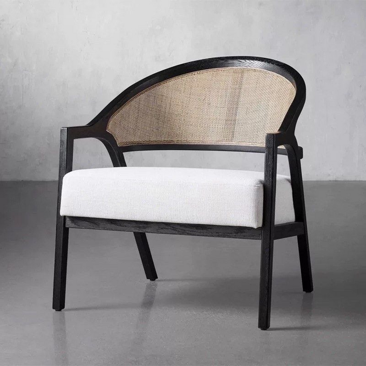 SIENNA Rustic Solid Wood Lounge Chair