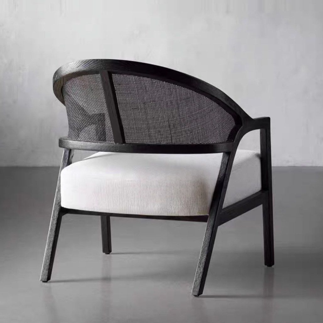 SIENNA Rustic Solid Wood Lounge Chair