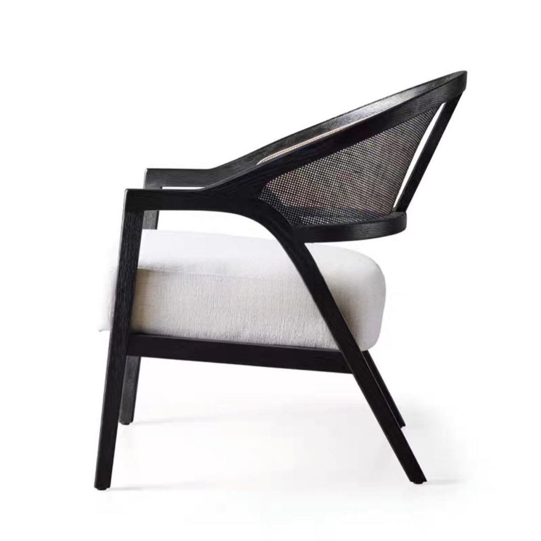 SIENNA Rustic Solid Wood Lounge Chair