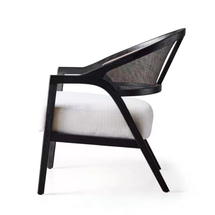 SIENNA Rustic Solid Wood Lounge Chair