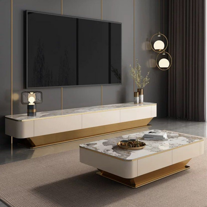 ARLAN Modern TV Console & Coffee Table