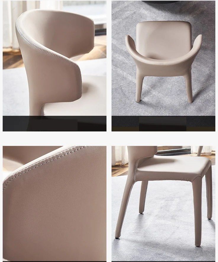 BLEEZ Italian Leather Dining Chair