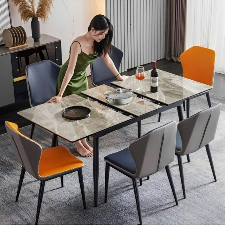 QUINTERO Modern Expandable Dining Table
