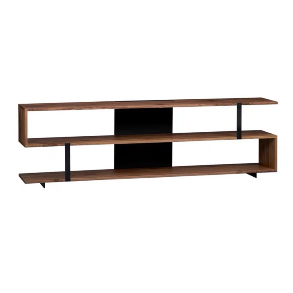 THARNIS Industrial Solid Wood TV Console