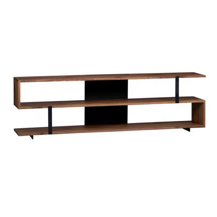 THARNIS Industrial Solid Wood TV Console