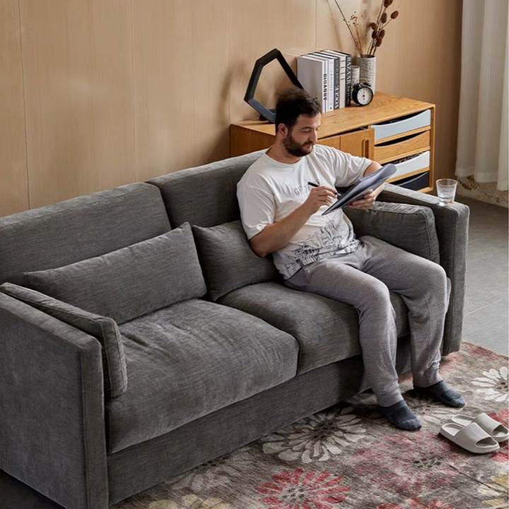 COVENTA Foldable Velvet Sofa Bed