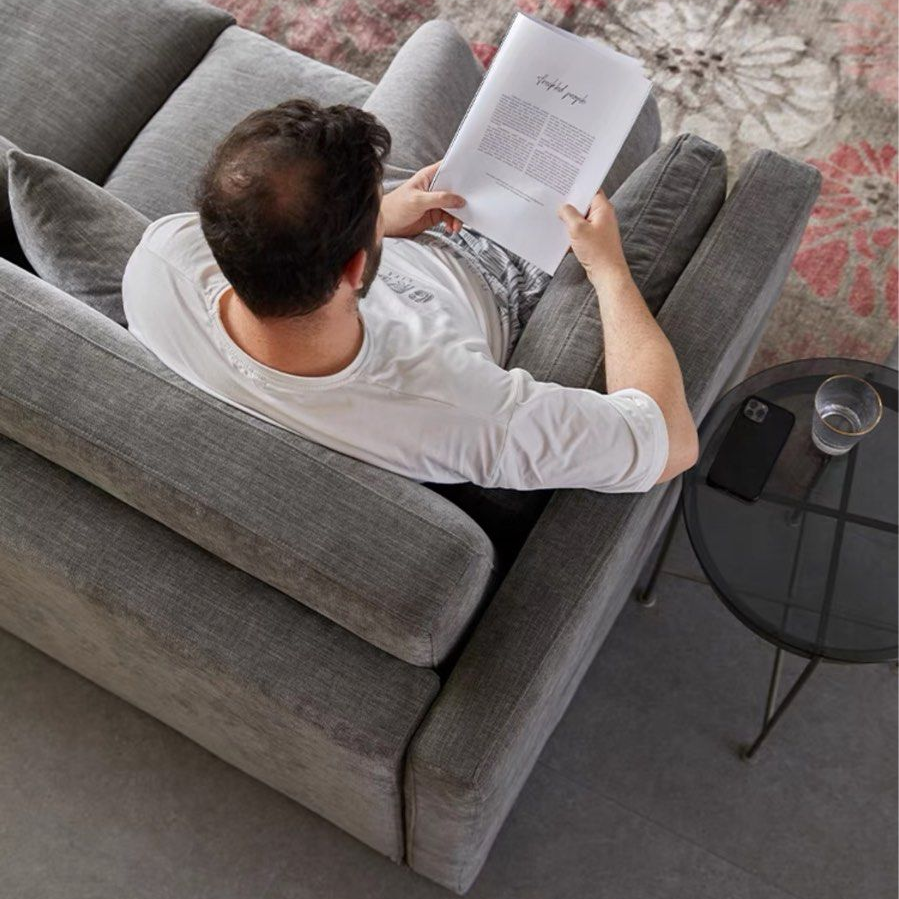 COVENTA Foldable Velvet Sofa Bed