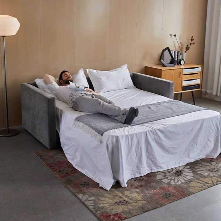 COVENTA Foldable Velvet Sofa Bed