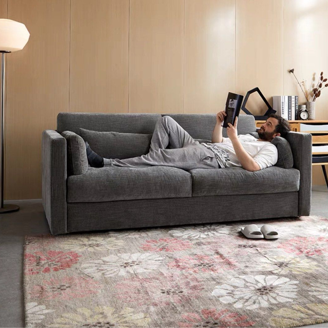 COVENTA Foldable Velvet Sofa Bed