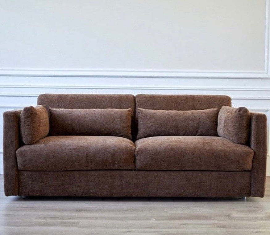 COVENTA Foldable Velvet Sofa Bed