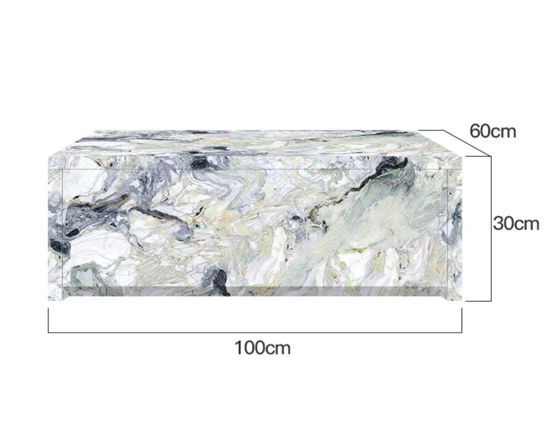 BRUNSON Modern Marble Coffee Table