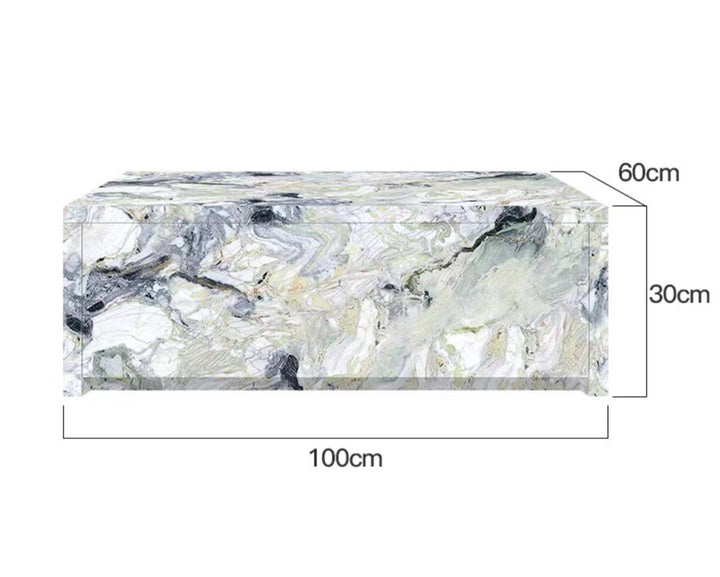 BRUNSON Modern Marble Coffee Table