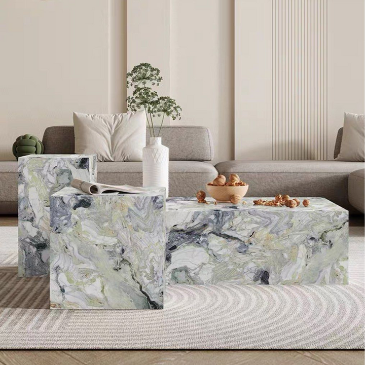 BRUNSON Modern Marble Coffee Table
