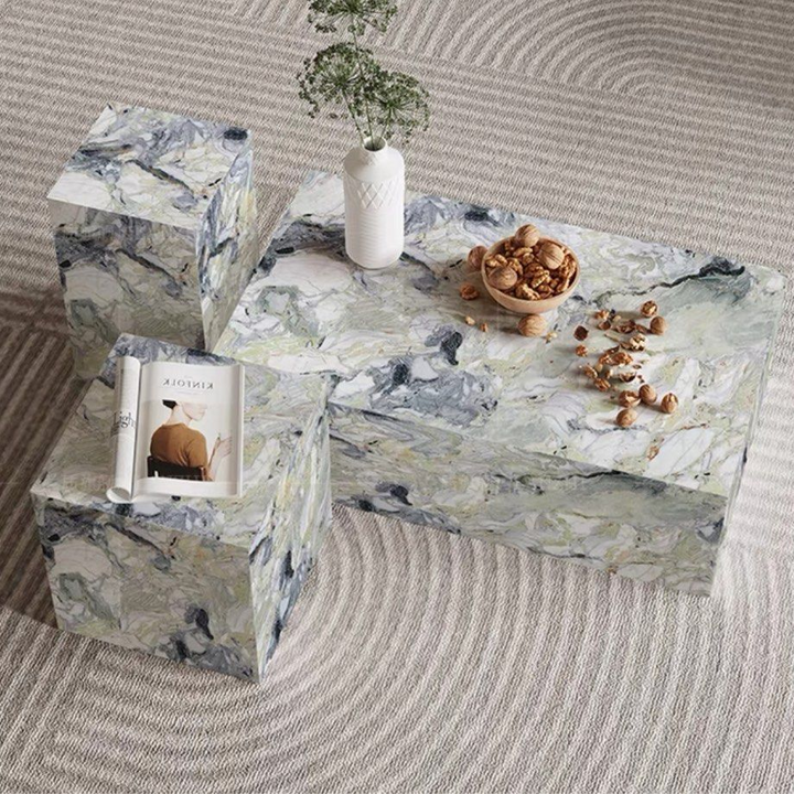 BRUNSON Modern Marble Coffee Table