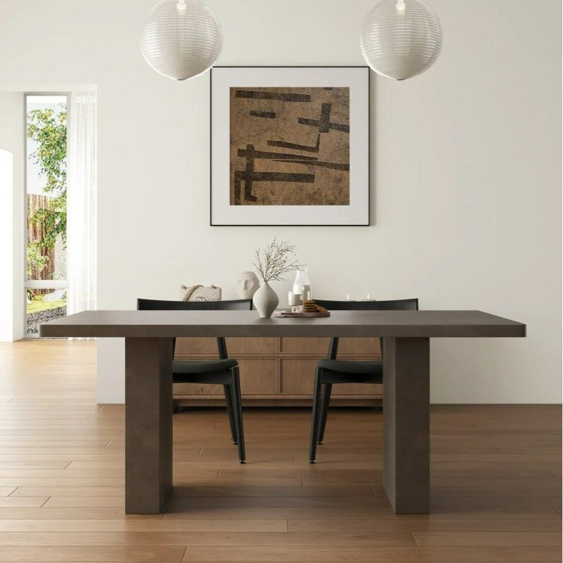 CODY Grey Sintered Stone Dining Table