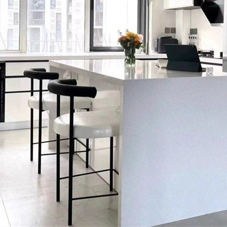 COFA Modern Leather Bar Stool