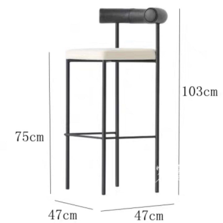 COFA Modern Leather Bar Stool