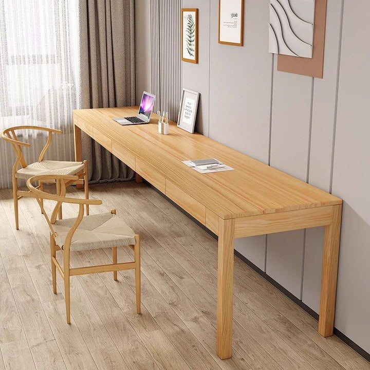 STASIOS Scandinavian Solid Wood Study Table