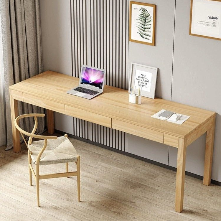 STASIOS Scandinavian Solid Wood Study Table