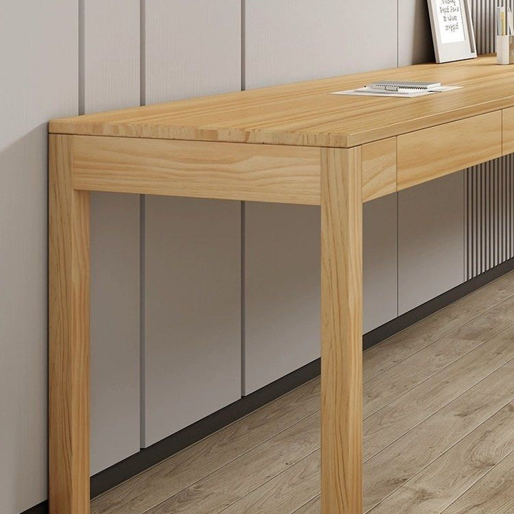 STASIOS Scandinavian Solid Wood Study Table