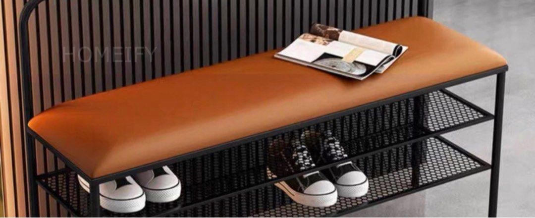CASIMIR Modern Leather Bench
