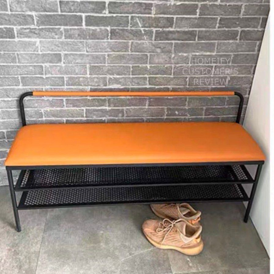 CASIMIR Modern Leather Bench