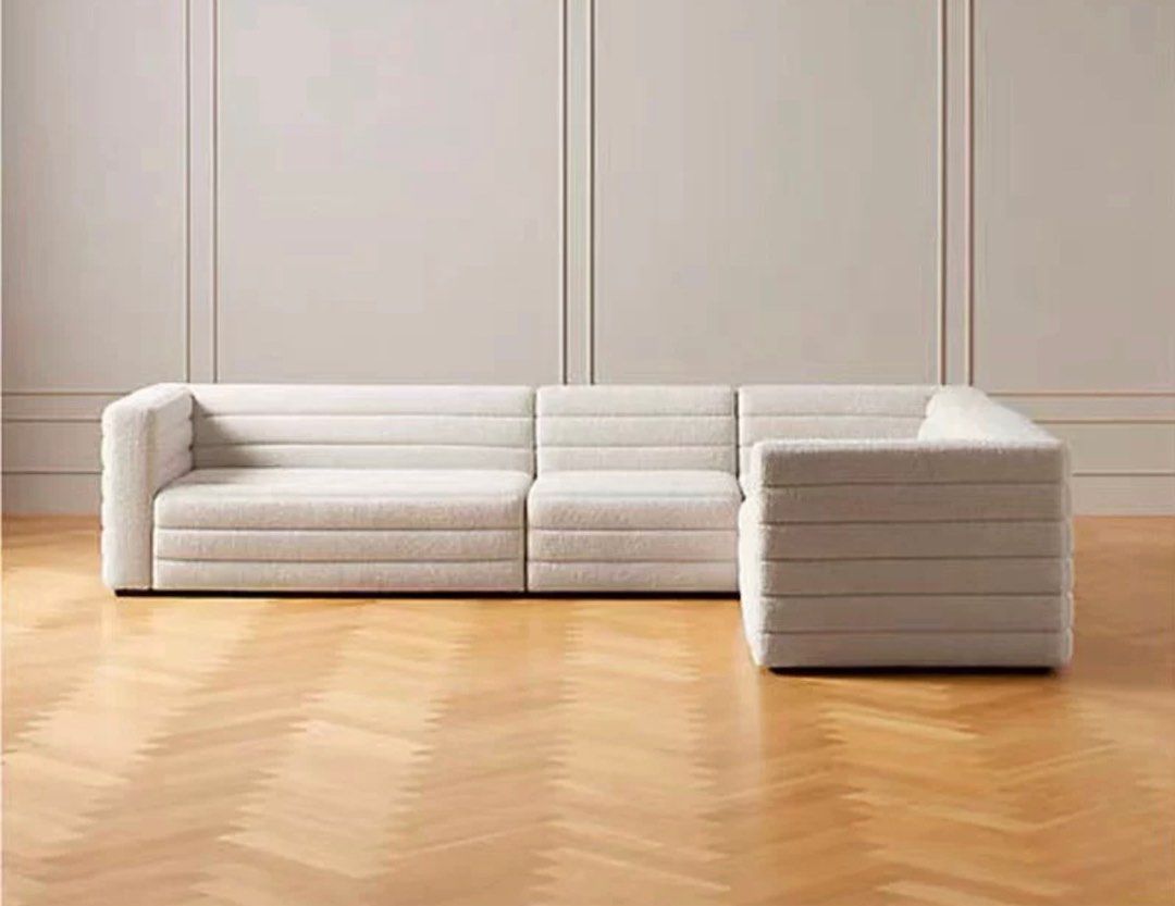 SOFIRA Modern Boucle Fabric Sofa