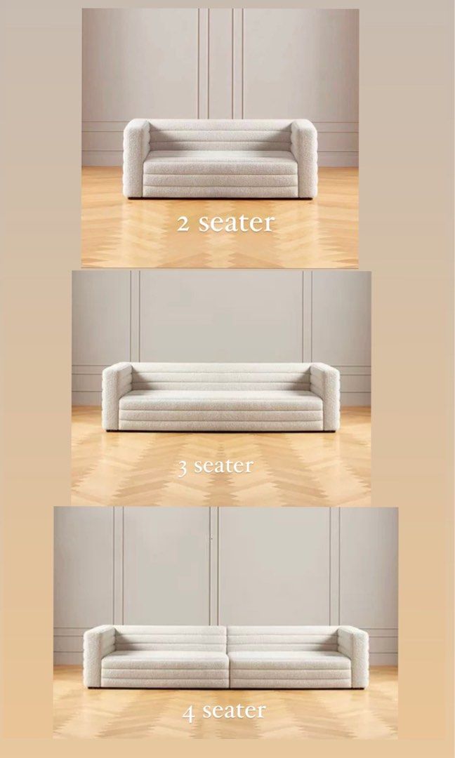 SOFIRA Modern Boucle Fabric Sofa