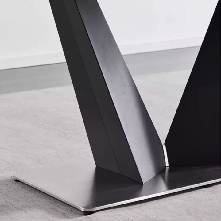 AIDEN Modern Sintered Stone Extendable Dining Table