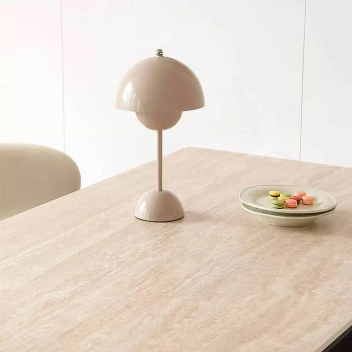 BRYSON Travertine Sintered Stone Dining Table