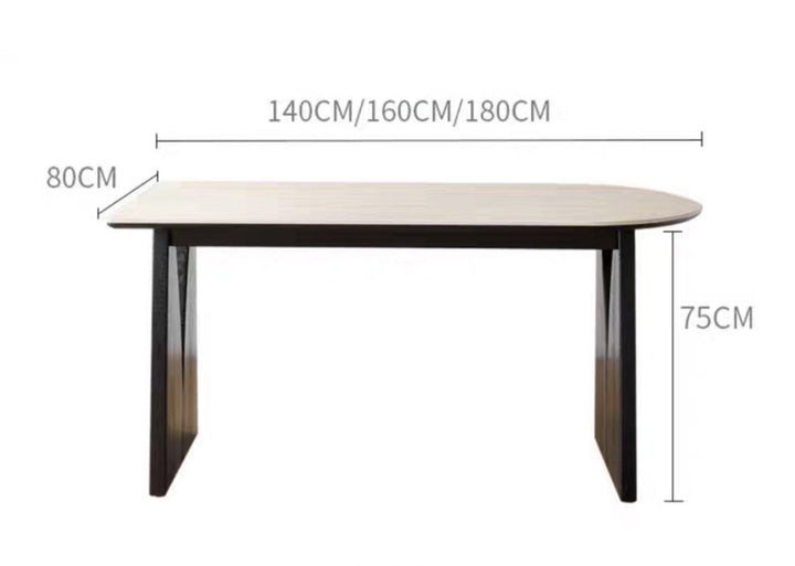 BRYSON Travertine Sintered Stone Dining Table