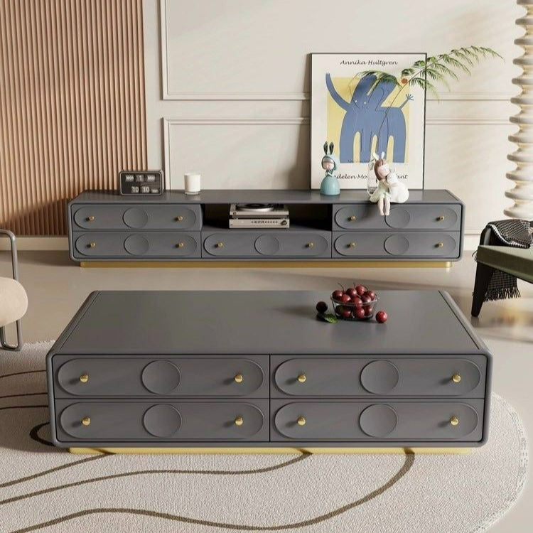 SIVAN Modern TV Console & Coffee Table