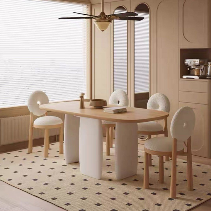 CALLIOPE Japandi Solid Wood Dining Table