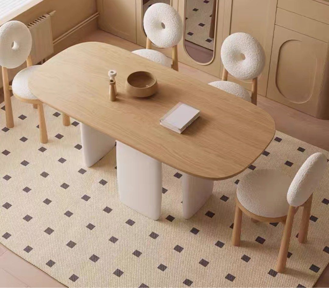 CALLIOPE Japandi Solid Wood Dining Table