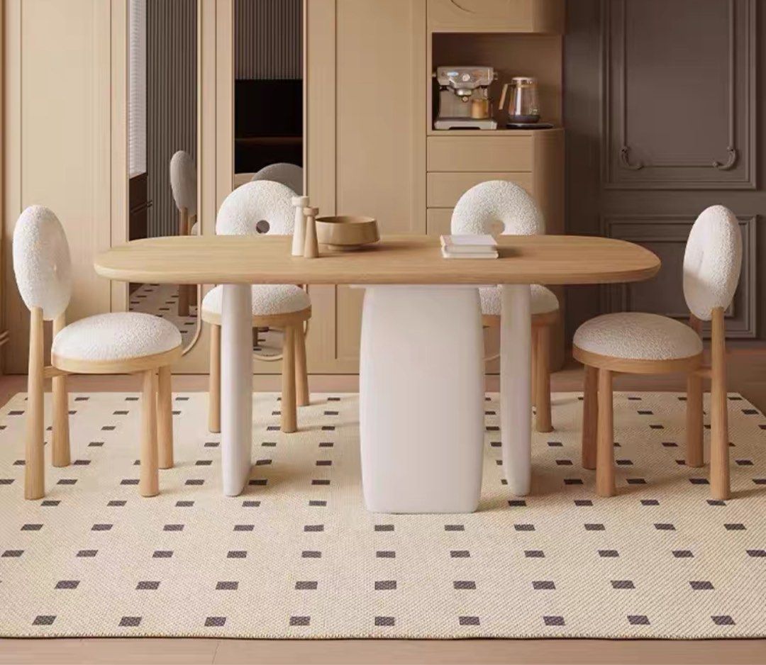 CALLIOPE Japandi Solid Wood Dining Table